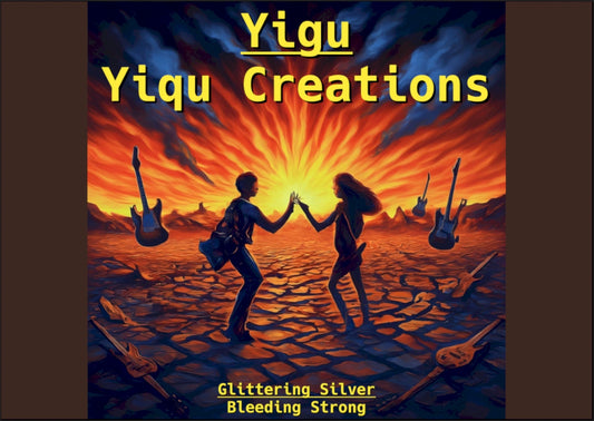 Glittering Silver Booklet by Yigu - Yiqu Creations