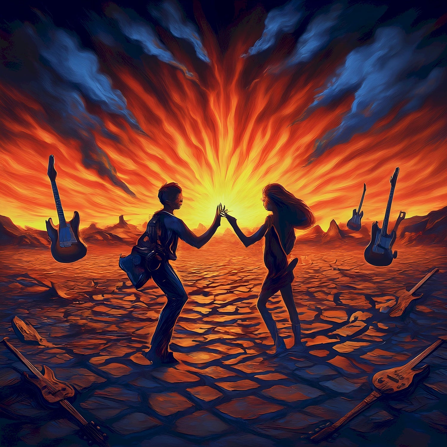 Glittering Silver Yigu-YiquCreations