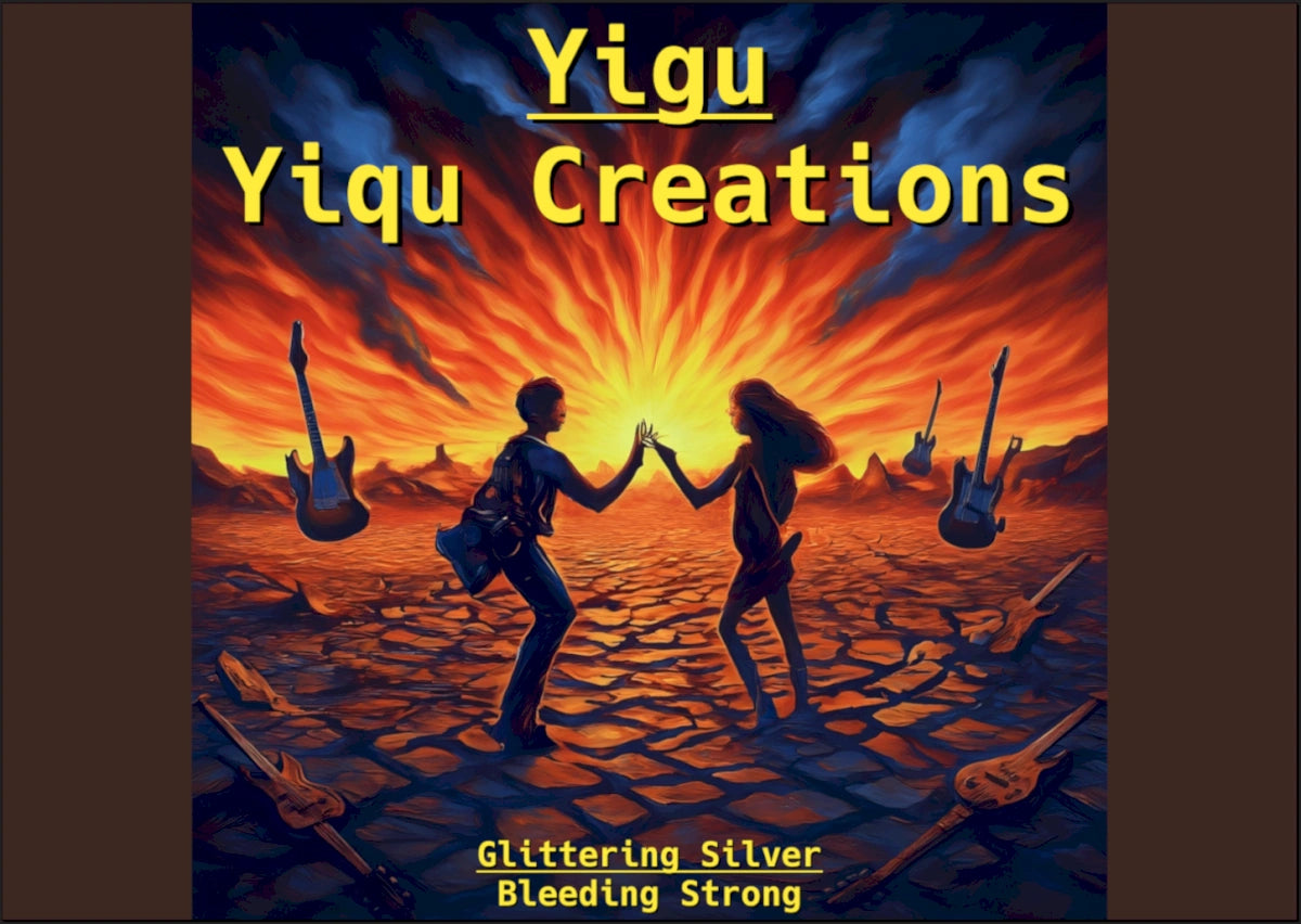 Glittering Silver Booklet by Yigu - Yiqu Creations