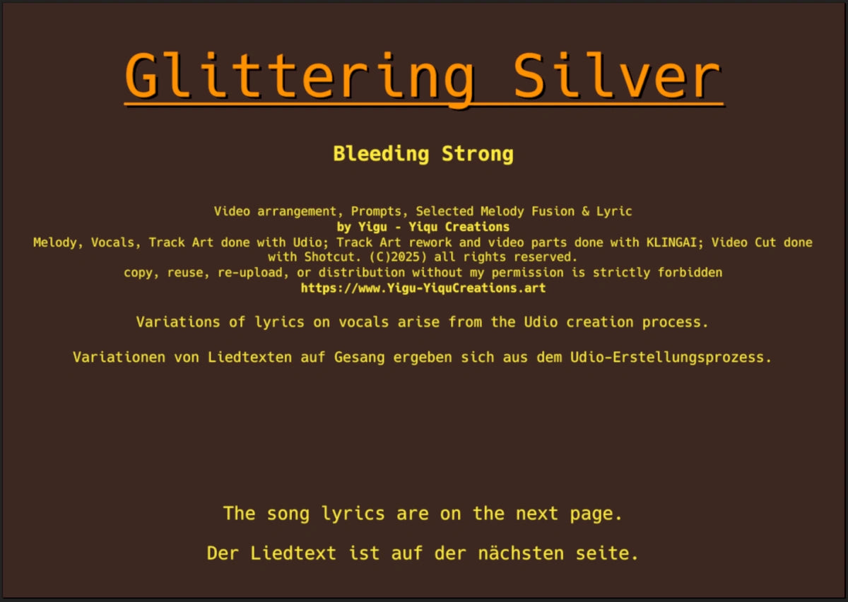 Glittering Silver Booklet by Yigu - Yiqu Creations